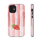 Strawberry Orchard Stripes Phone Case