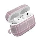 The Plaid Edit Mauve AirPod Case