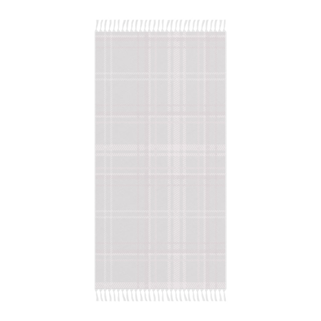 The Plaid Edit Mauve Boho Beach Towel