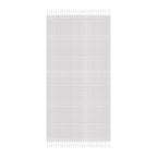 The Plaid Edit Mauve Boho Beach Towel