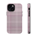The Plaid Edit Mauve Phone Case