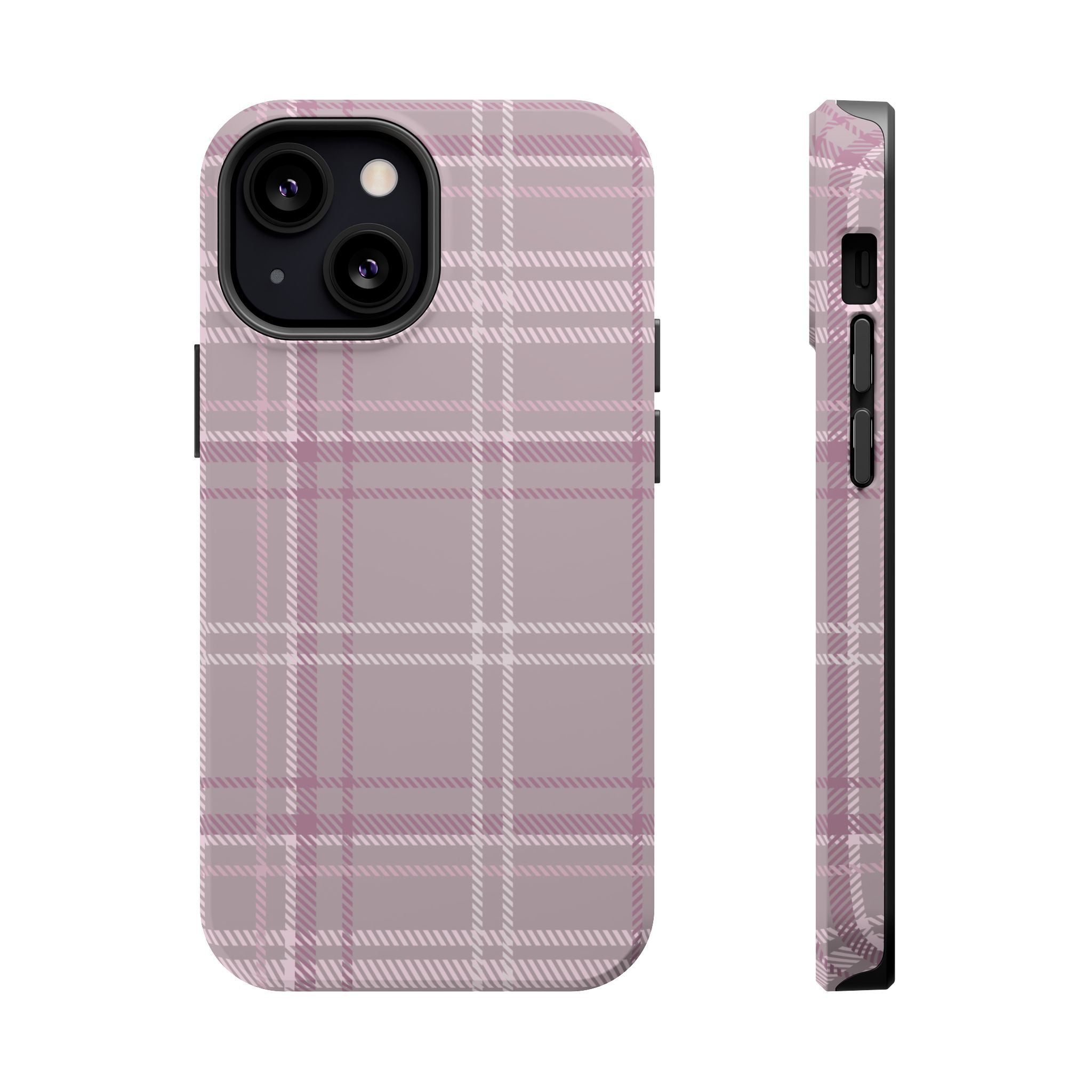 The Plaid Edit Mauve Phone Case