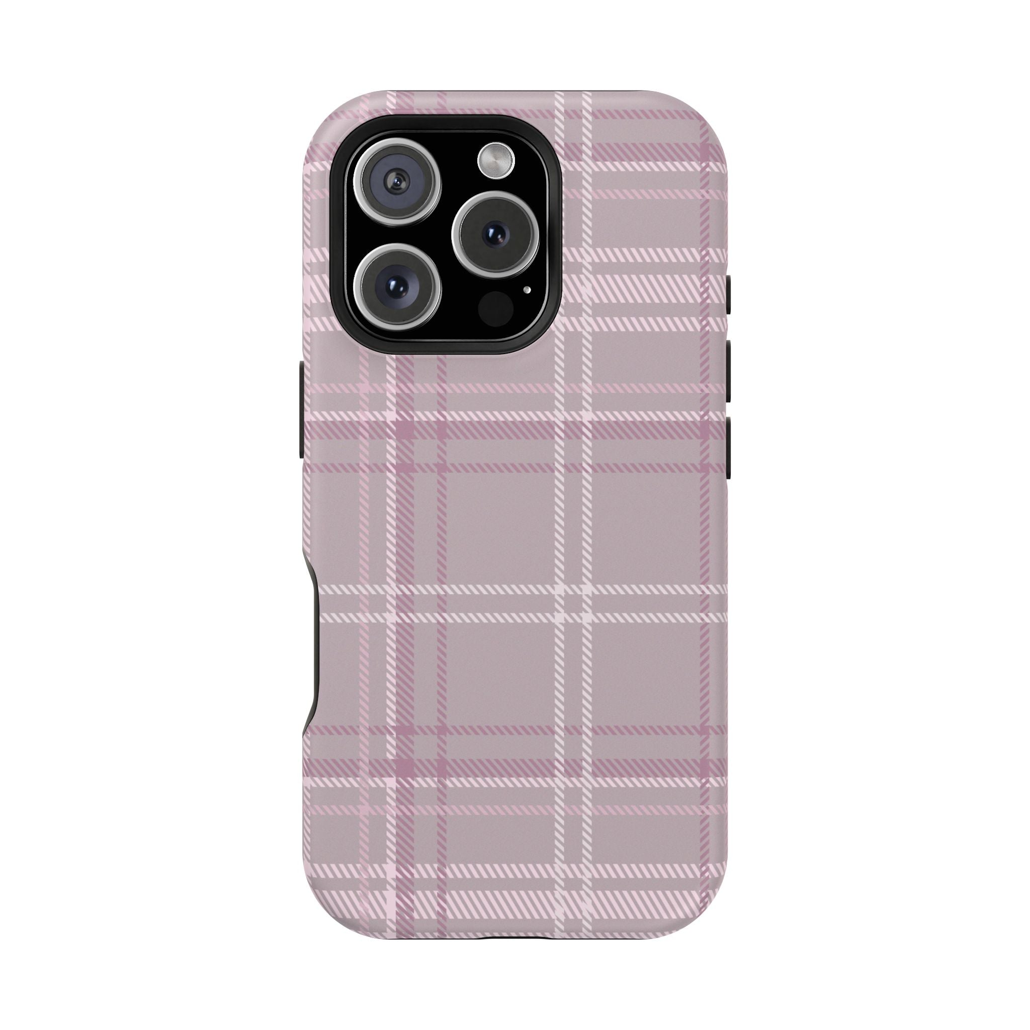 The Plaid Edit Mauve Phone Case