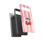 Cherry Orchard Stripes Phone Case