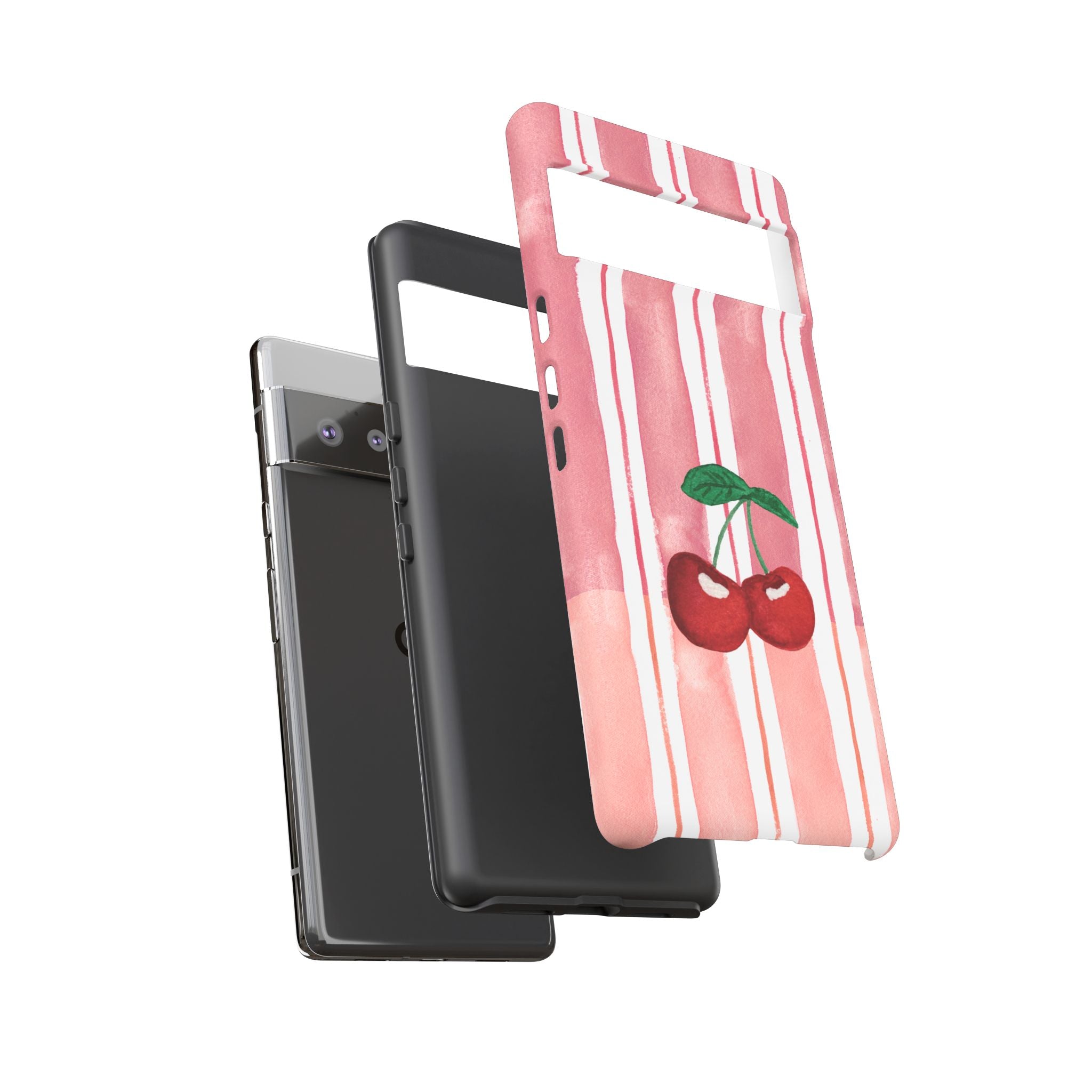 Cherry Orchard Stripes Phone Case