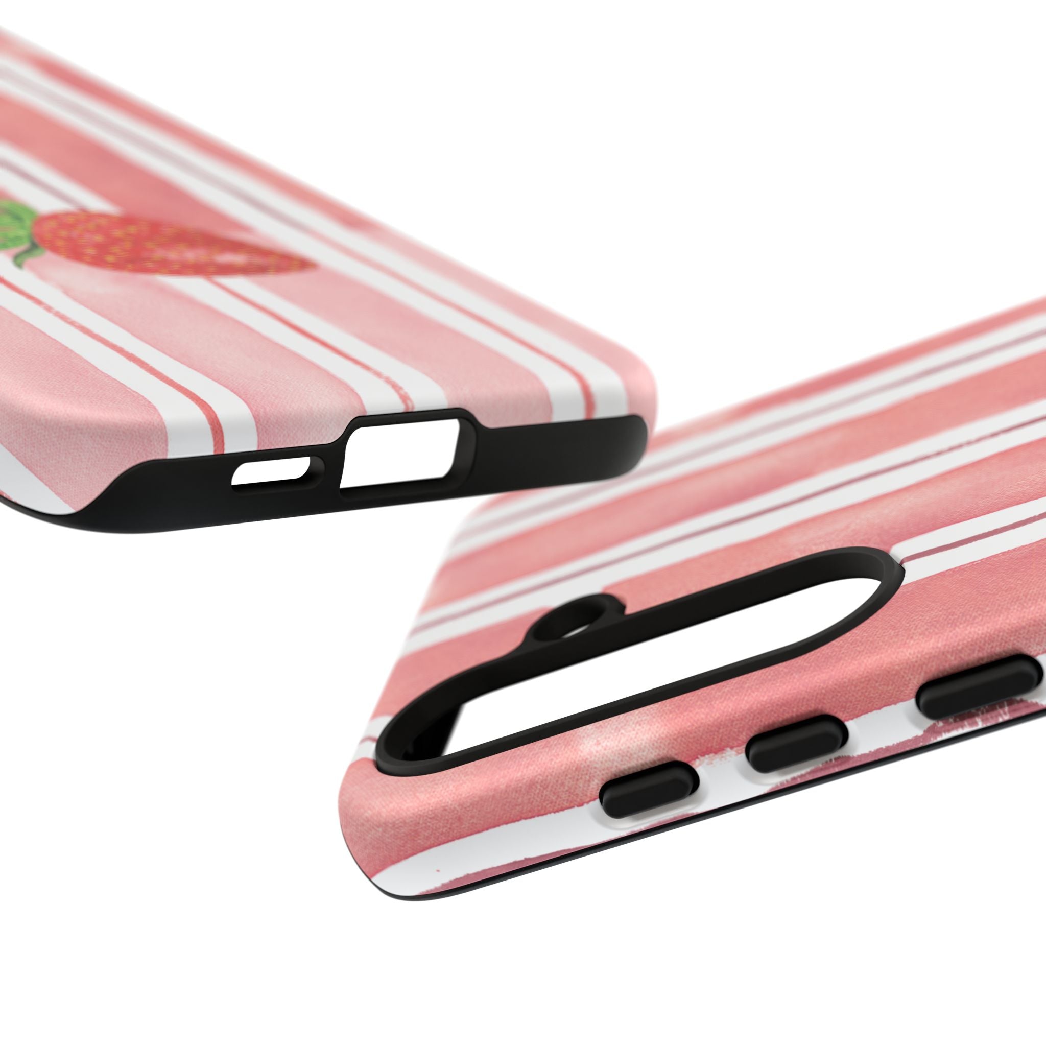 Strawberry Orchard Stripes Phone Case