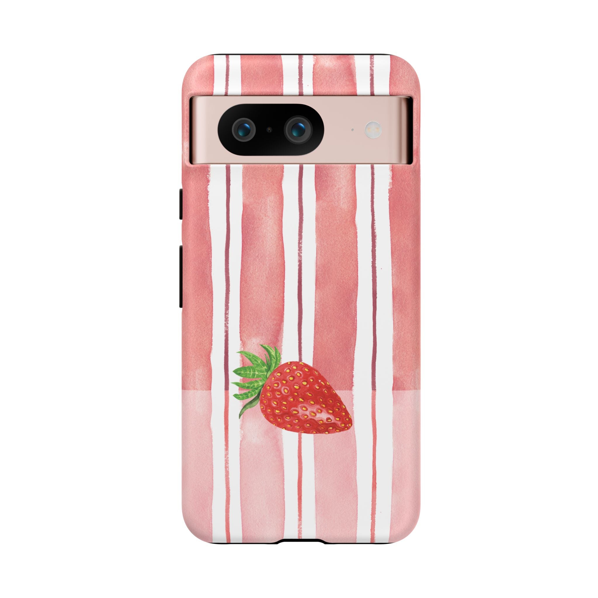Strawberry Orchard Stripes Phone Case