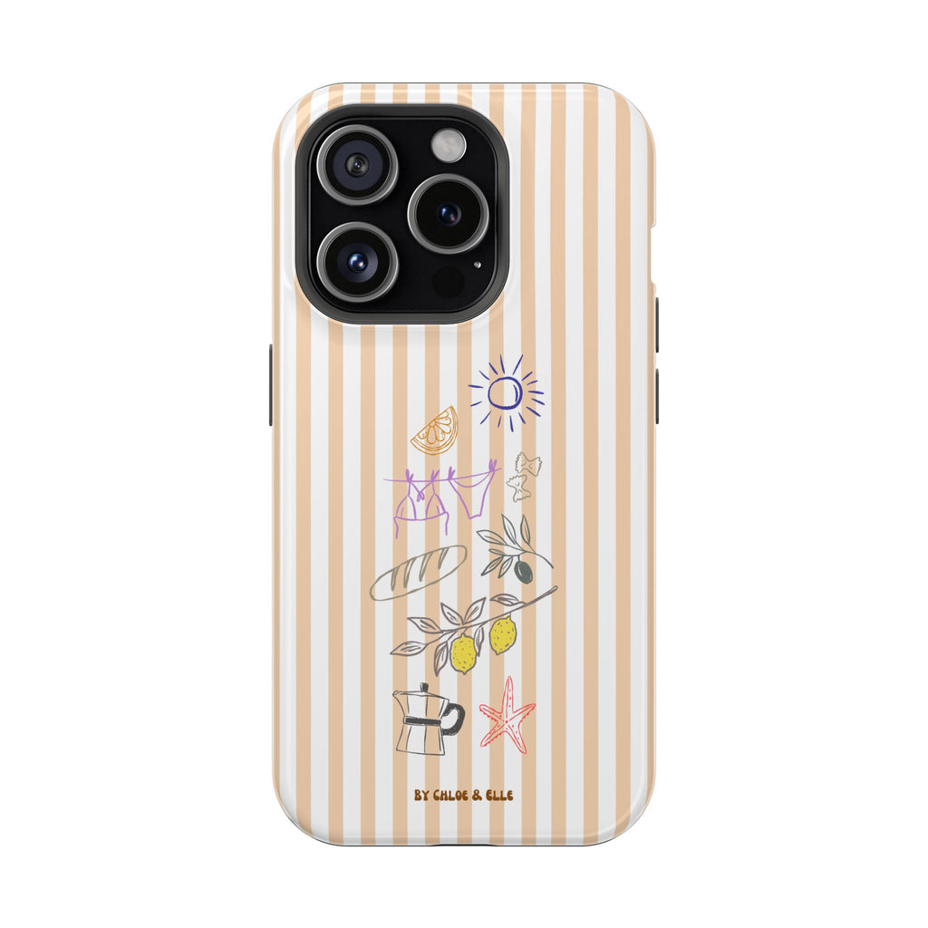 Amalfi Dreaming Peach Phone Case