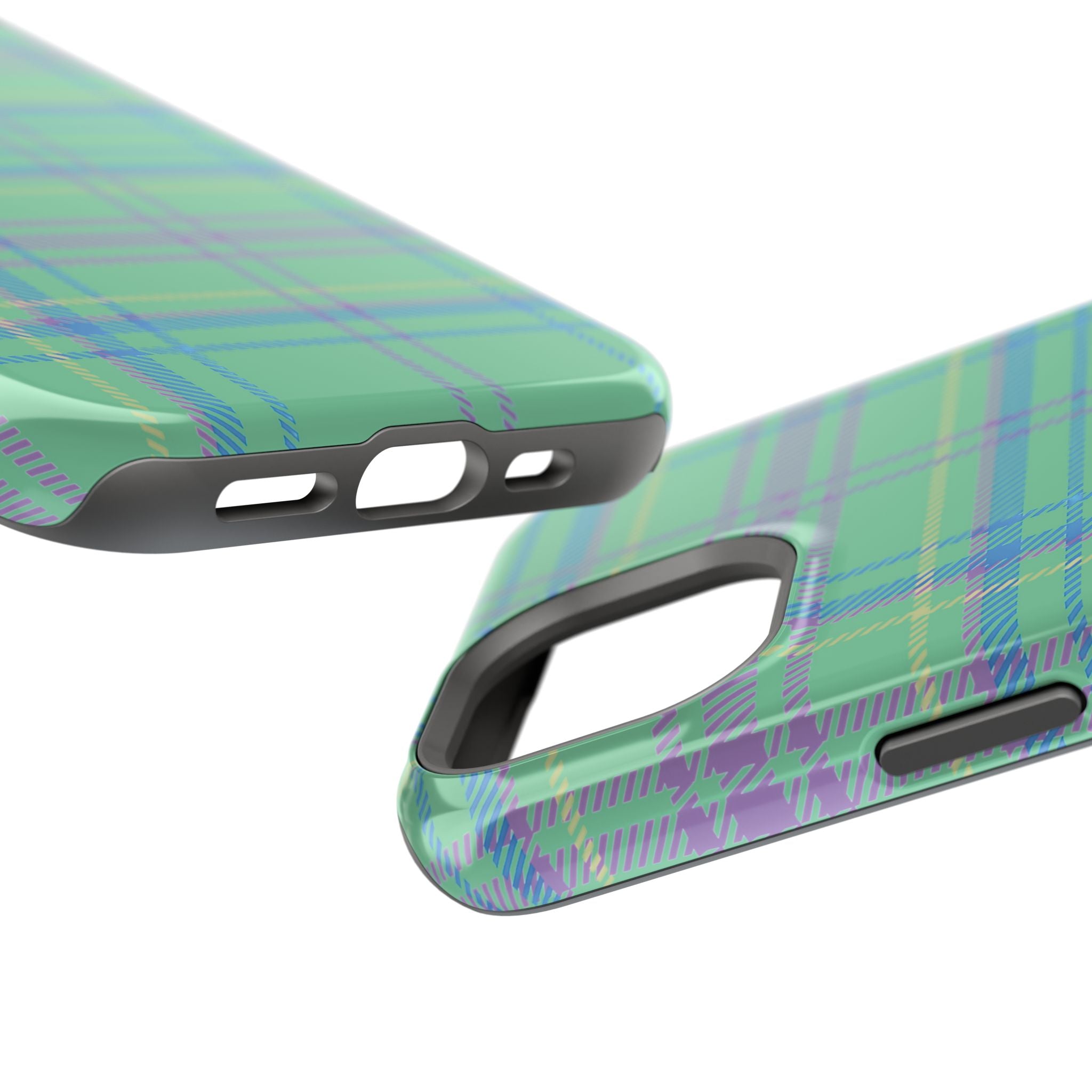 Fresh Energy Plaid Magnetic Phone Case