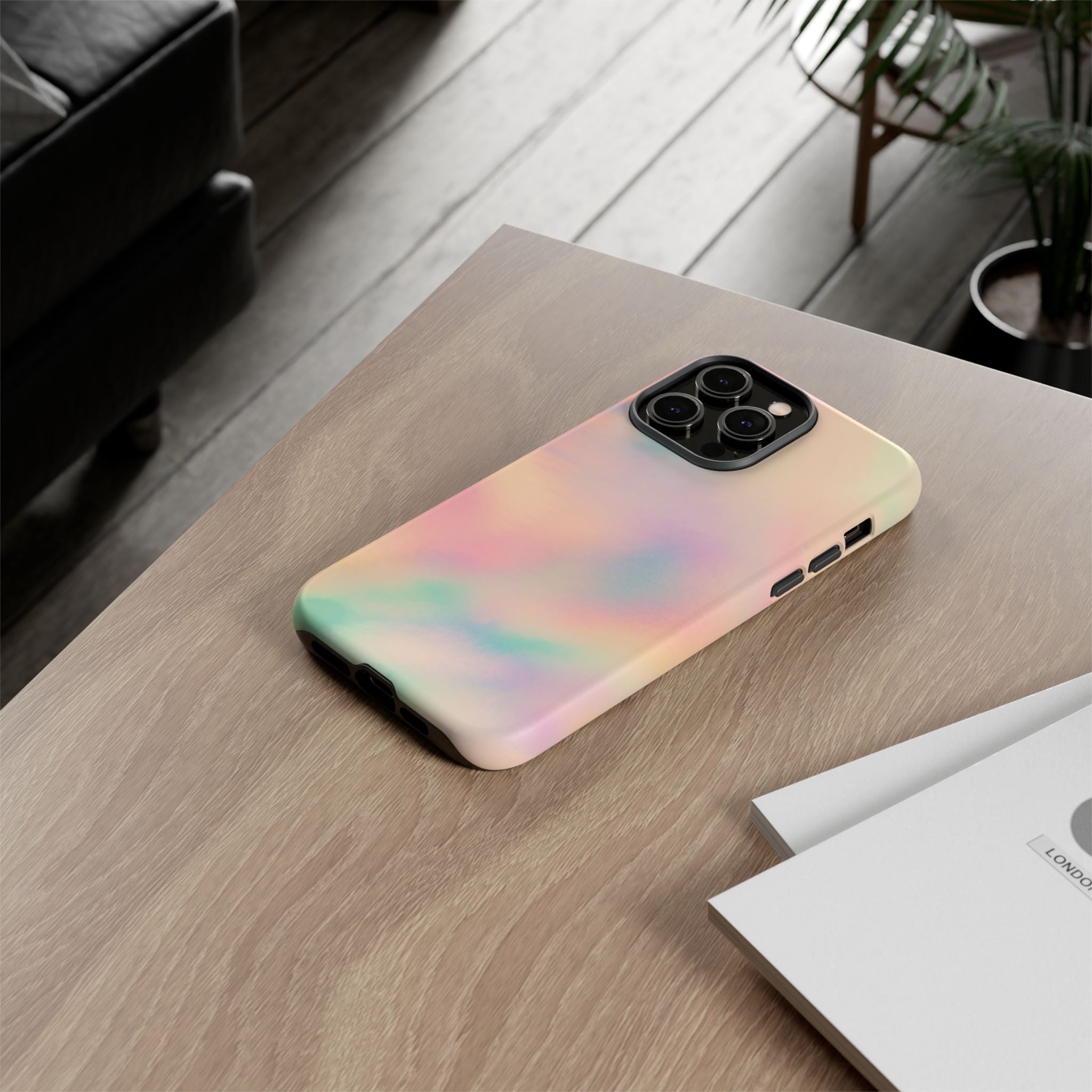 Peach Prism Aura Dreamscape Phone Case