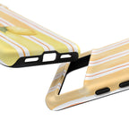 Lemon Orchard Stripes Phone Case