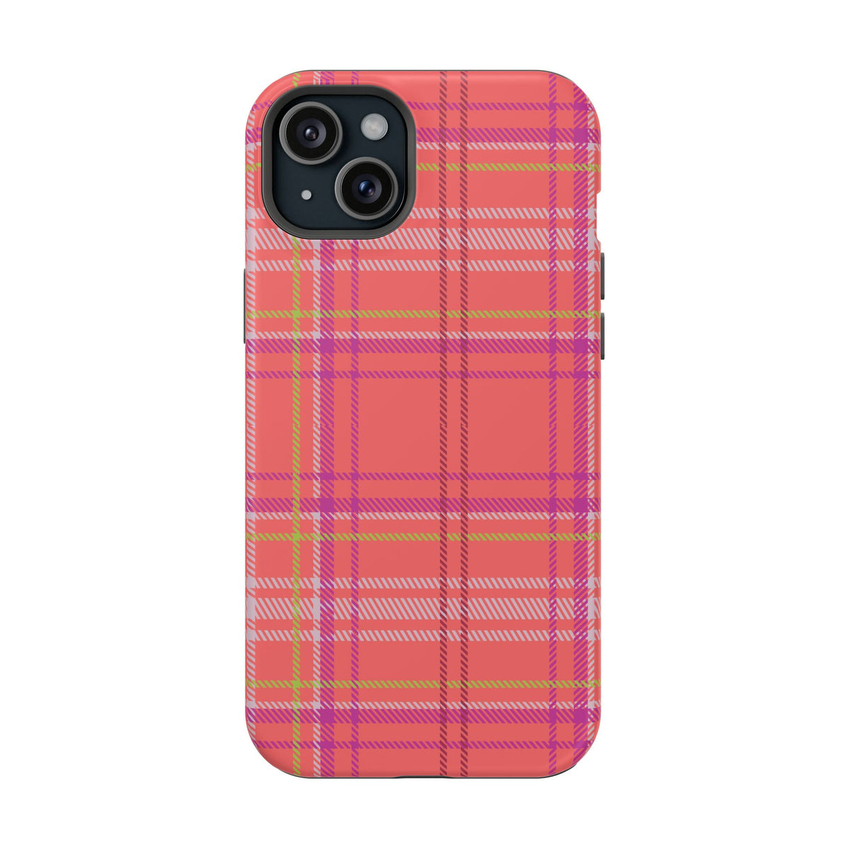 Golden Girl Plaid Magnetic Phone Case