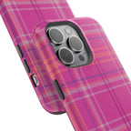 Berry Crush Plaid Magnetic Phone Case