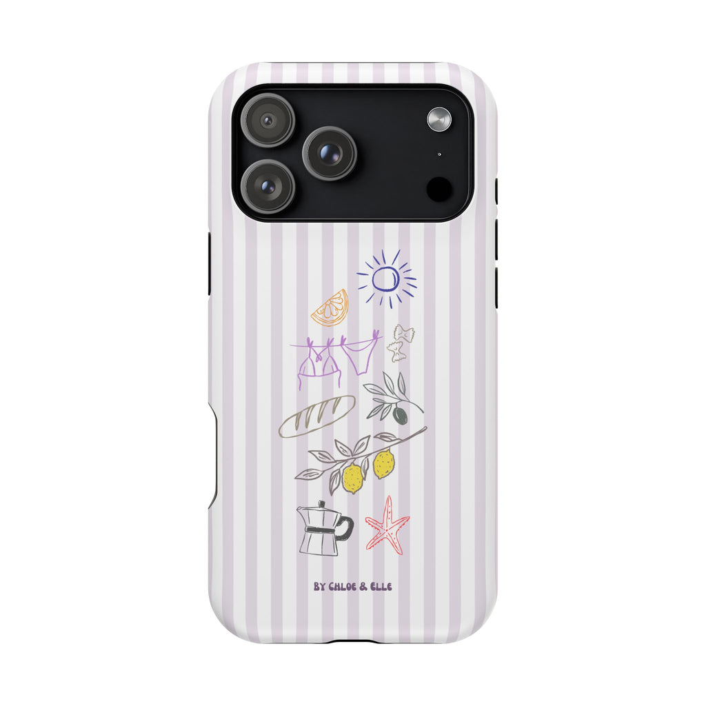 Amalfi Dreaming Petunia Phone Case