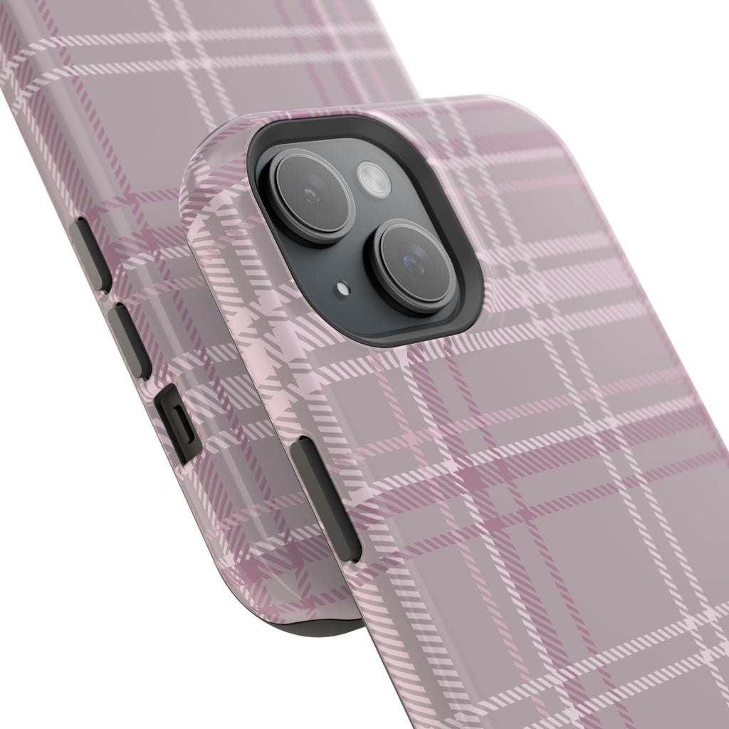 The Plaid Edit Mauve Phone Case