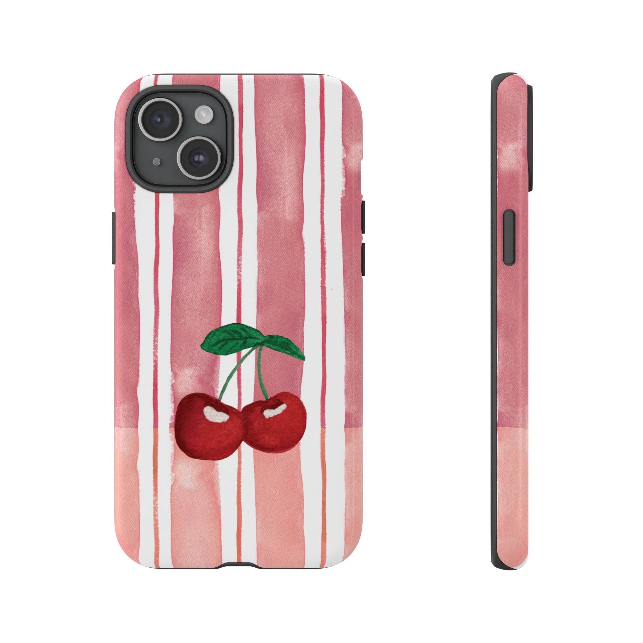 Cherry Orchard Stripes Phone Case