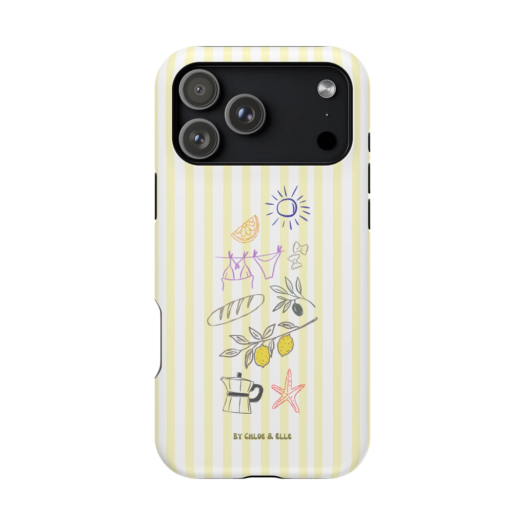 Amalfi Dreaming Lemon Phone Case