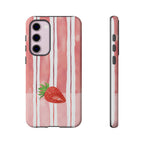 Strawberry Orchard Stripes Phone Case