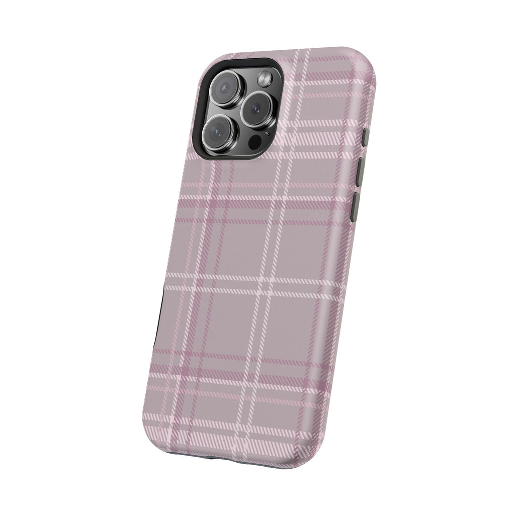The Plaid Edit Mauve Phone Case