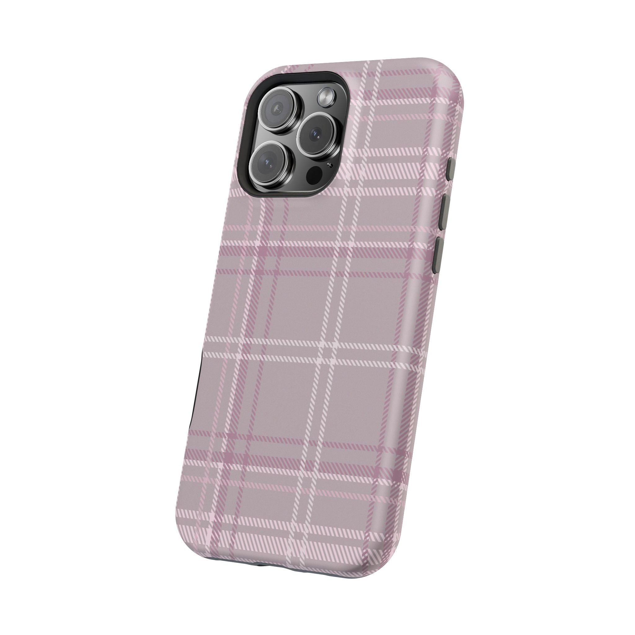 The Plaid Edit Mauve Phone Case