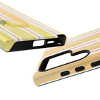 Lemon Orchard Stripes Phone Case