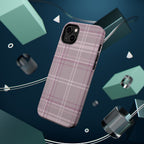 The Plaid Edit Mauve Phone Case
