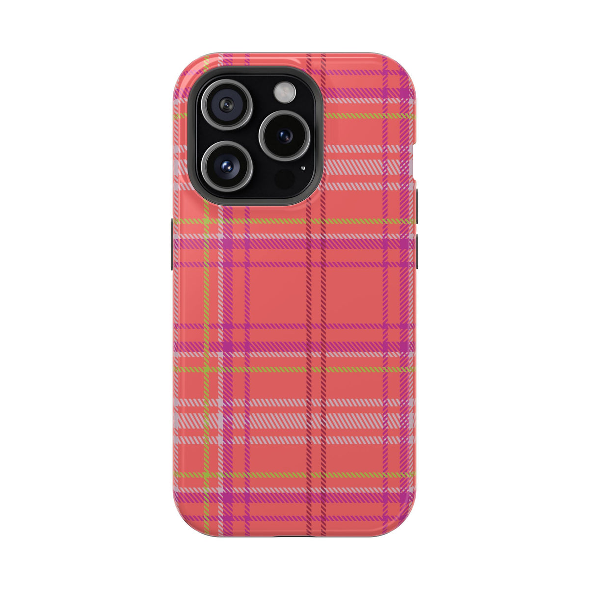 Golden Girl Plaid Magnetic Phone Case