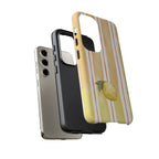 Lemon Orchard Stripes Phone Case