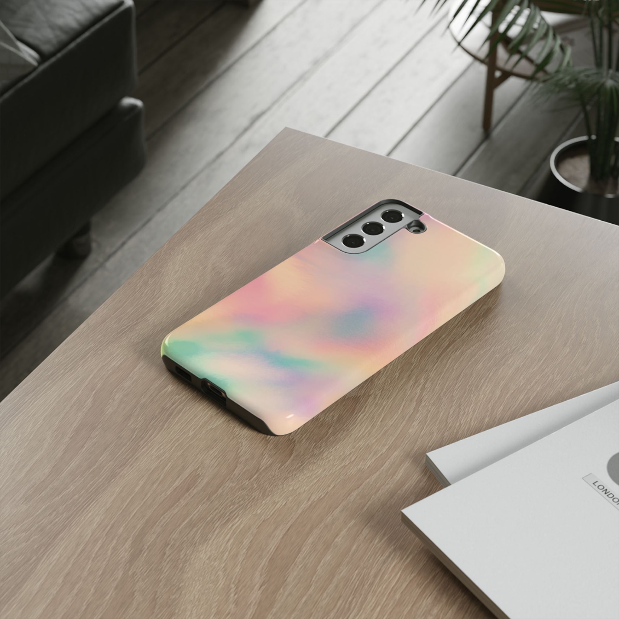 Peach Prism Aura Dreamscape Phone Case