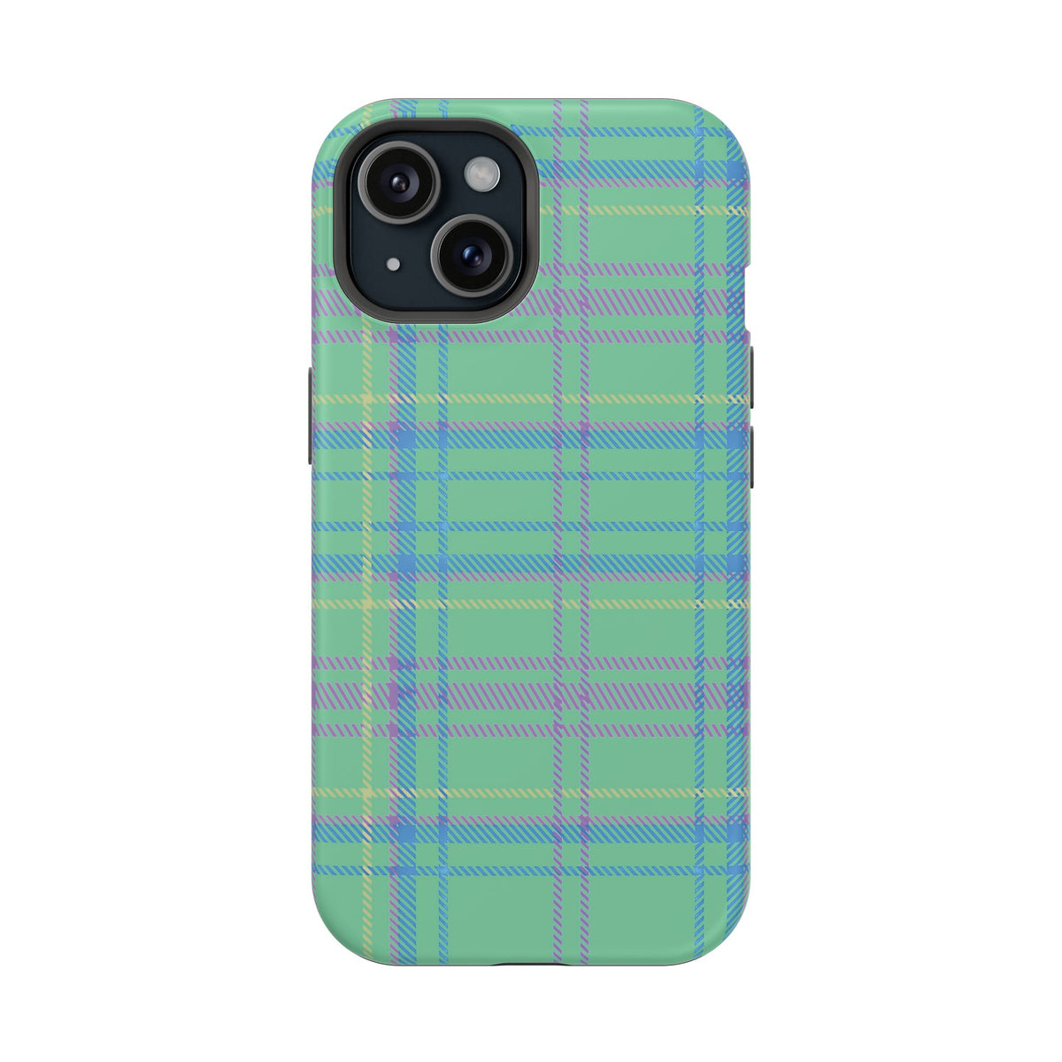 Fresh Energy Plaid Magnetic Phone Case