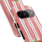Strawberry Orchard Stripes Phone Case