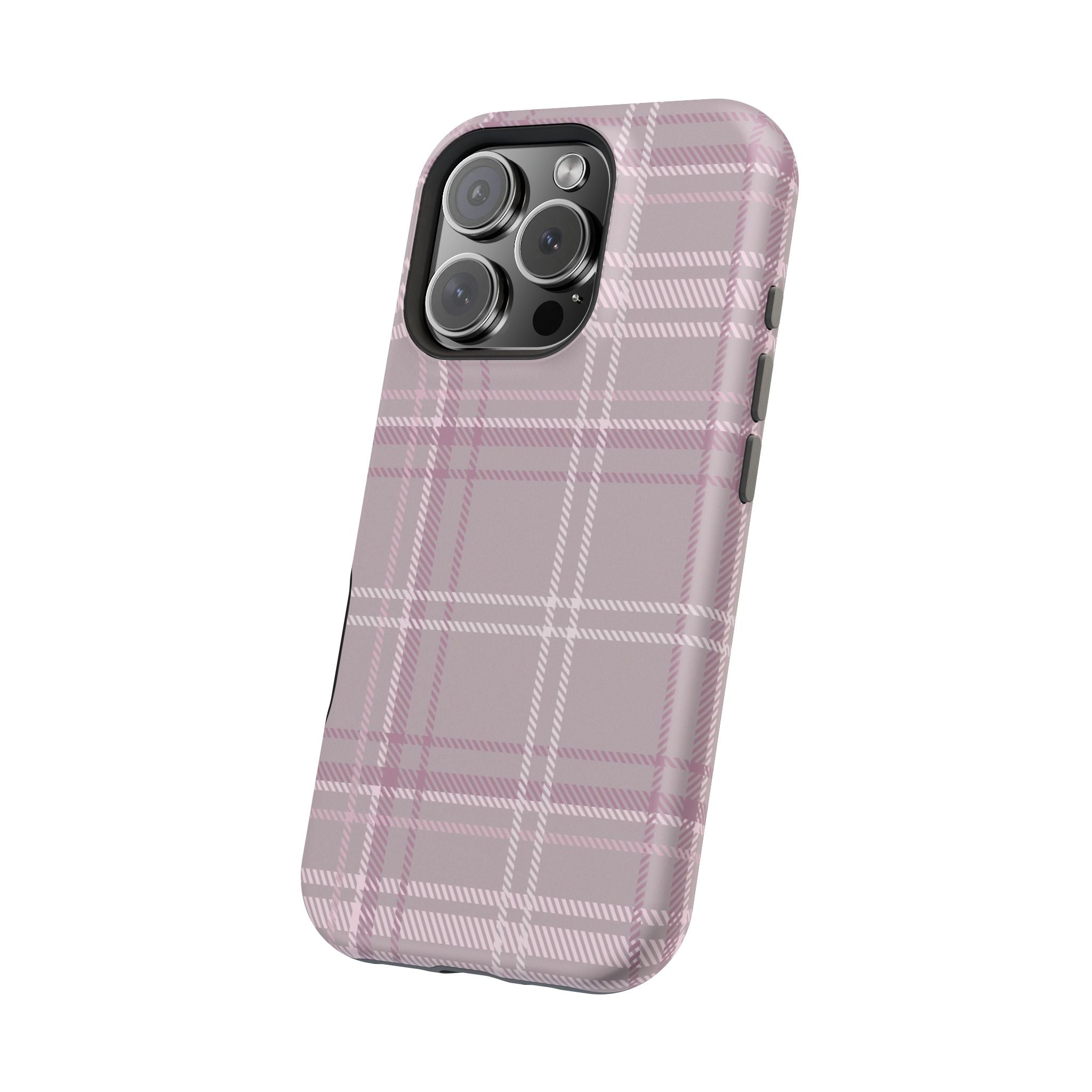 The Plaid Edit Mauve Phone Case