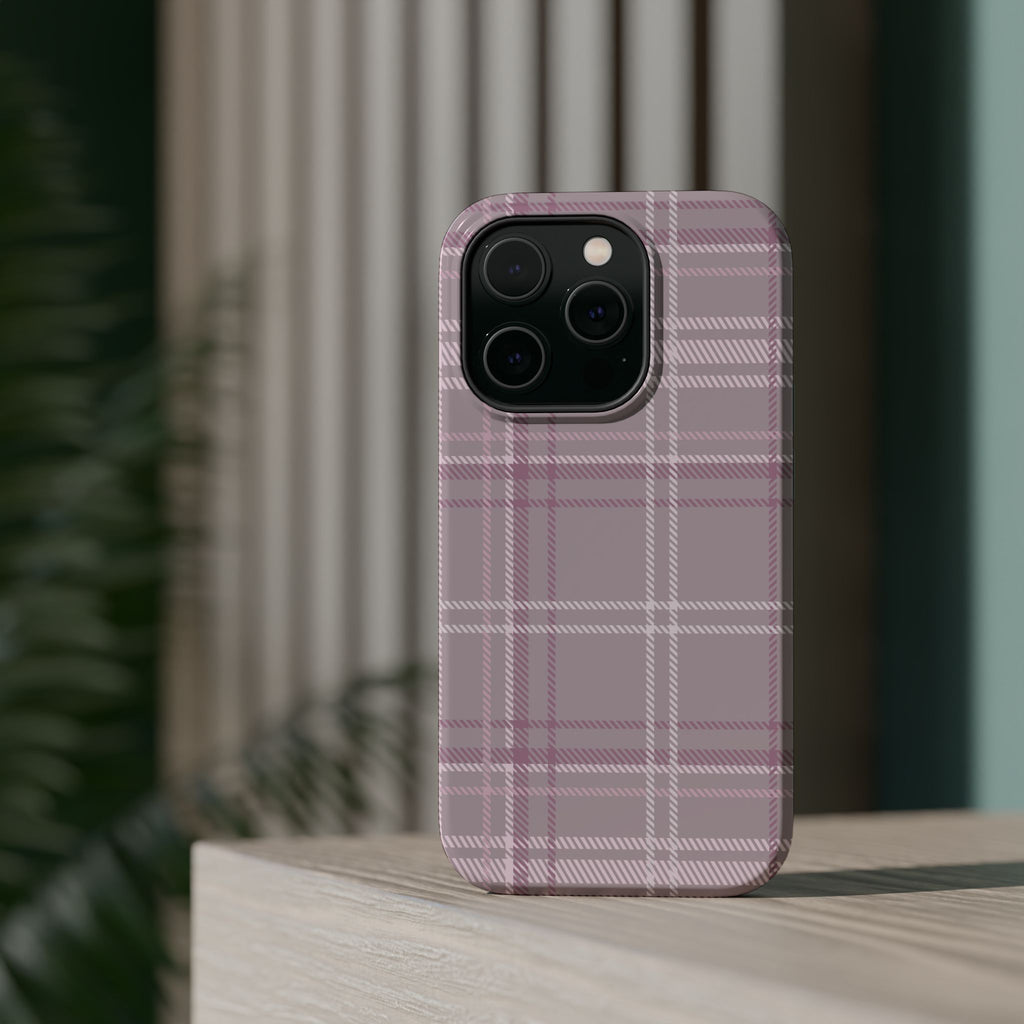 The Plaid Edit Mauve Phone Case