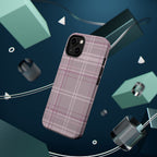 The Plaid Edit Mauve Phone Case