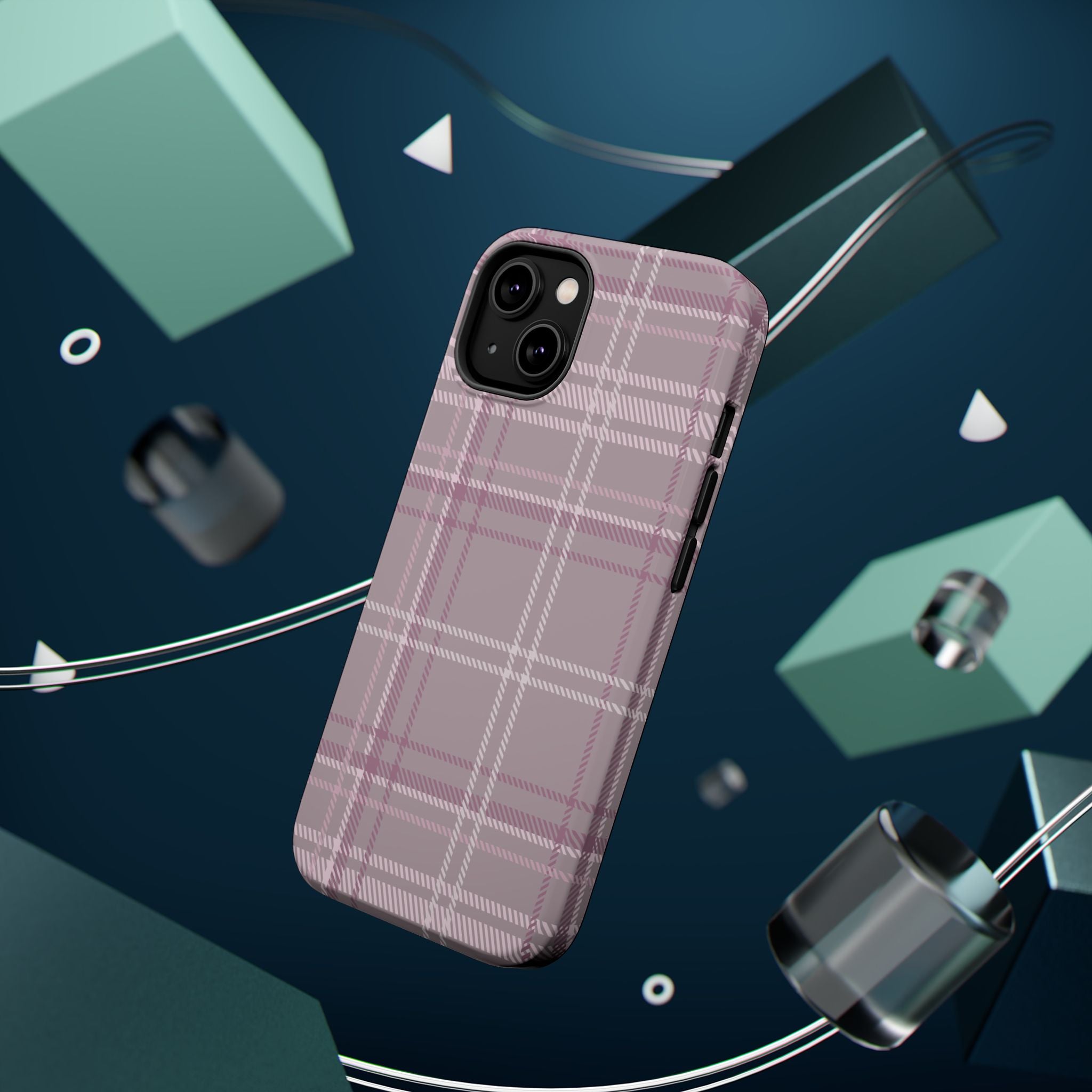 The Plaid Edit Mauve Phone Case