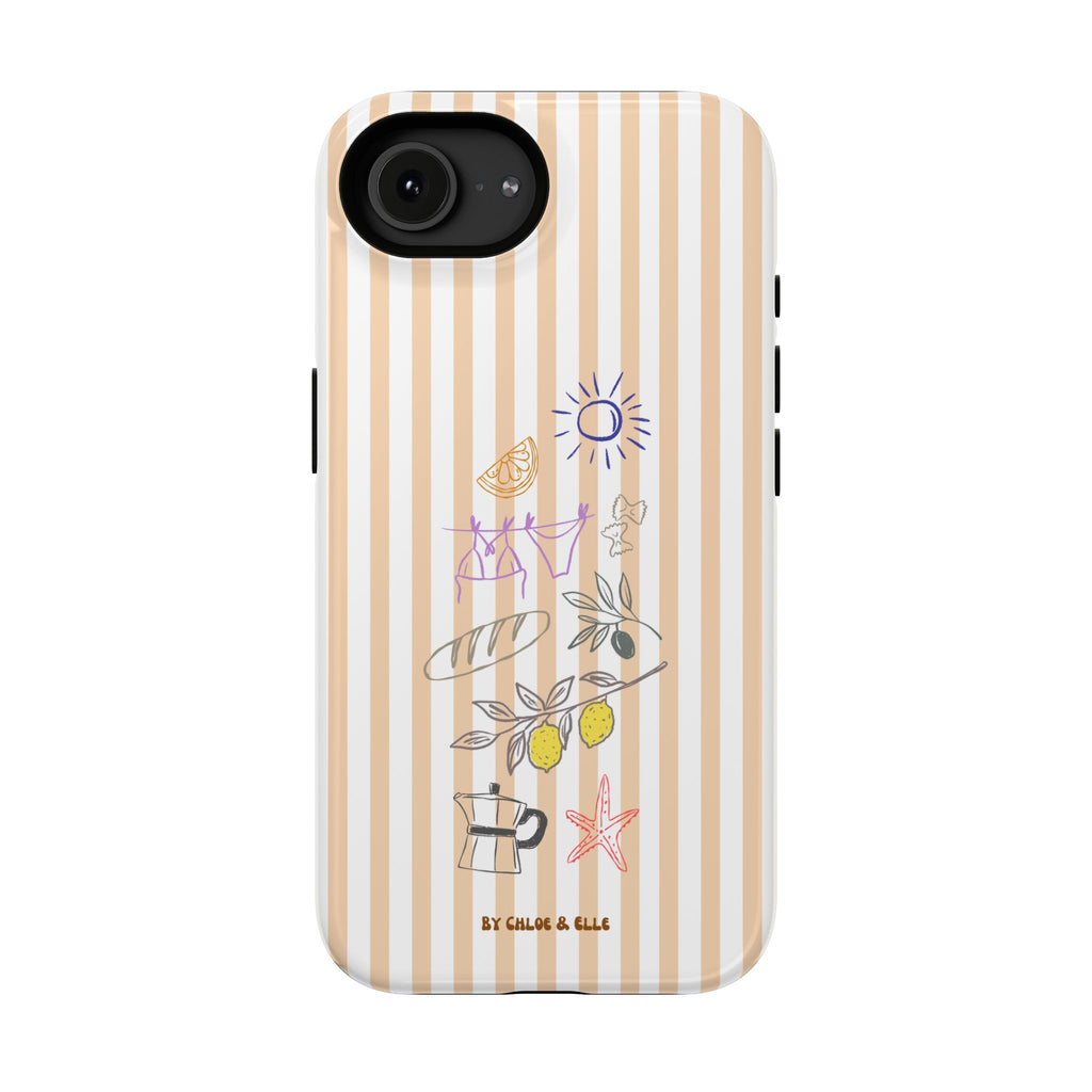 Amalfi Dreaming Peach Phone Case