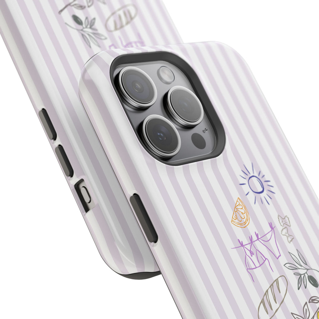 Amalfi Dreaming Petunia Phone Case