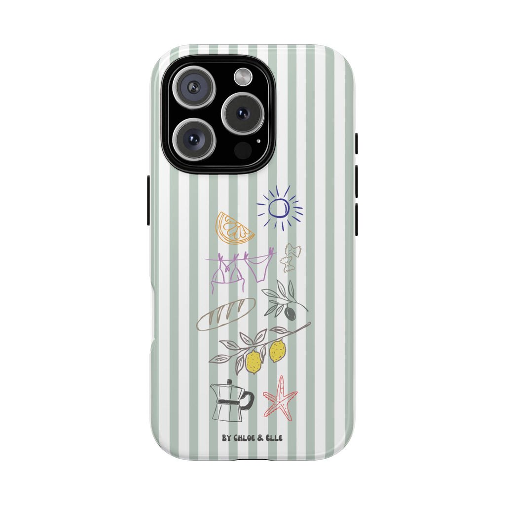Amalfi Dreaming Olive Phone Case
