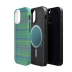 Fresh Energy Plaid Magnetic Phone Case