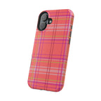 Golden Girl Plaid Magnetic Phone Case