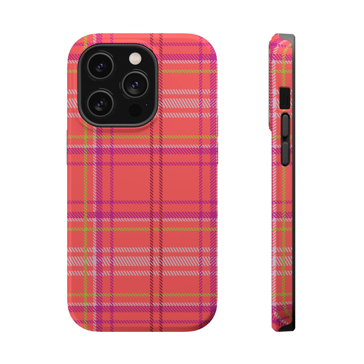 Golden Girl Plaid Magnetic Phone Case
