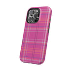 Berry Crush Plaid Magnetic Phone Case