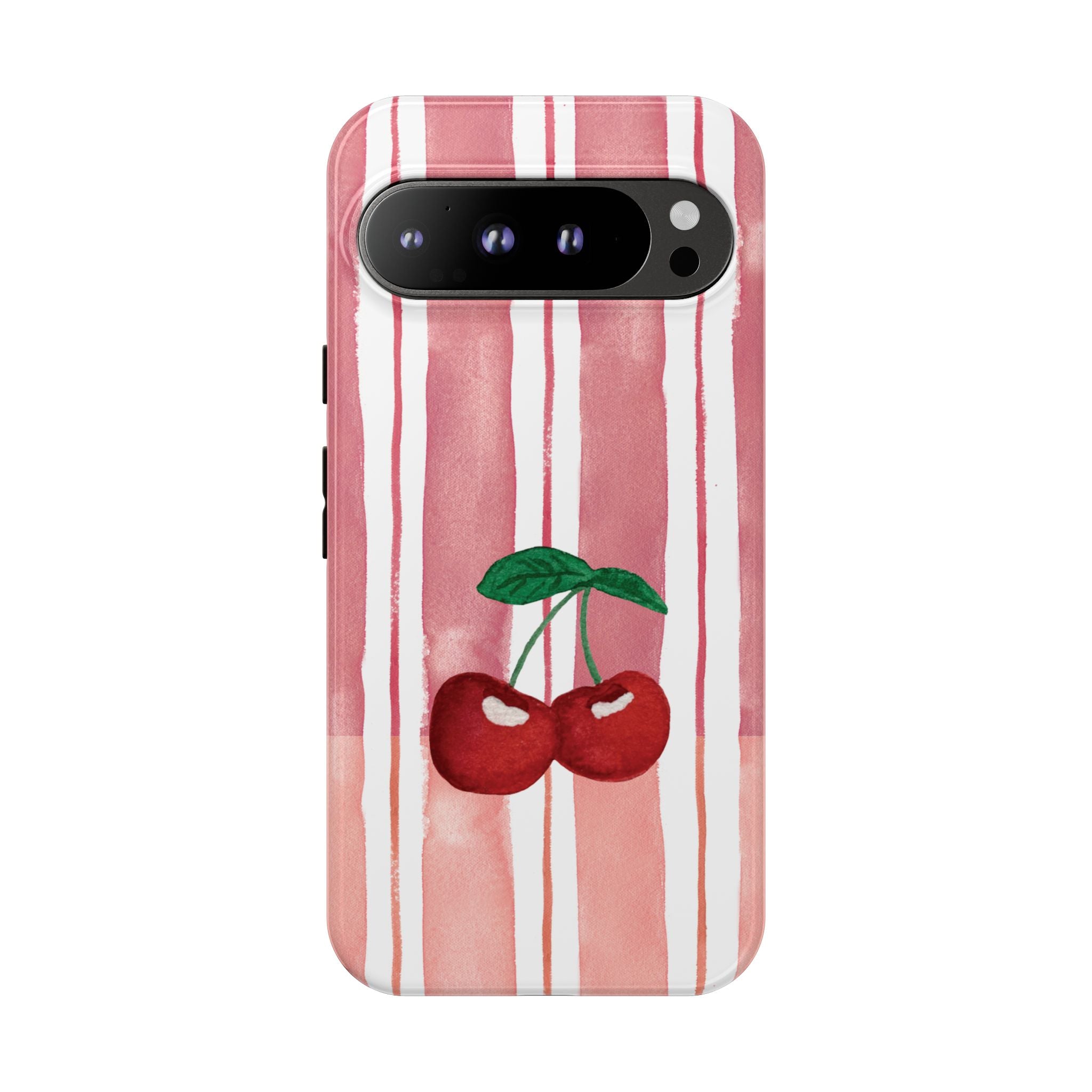 Cherry Orchard Stripes Phone Case