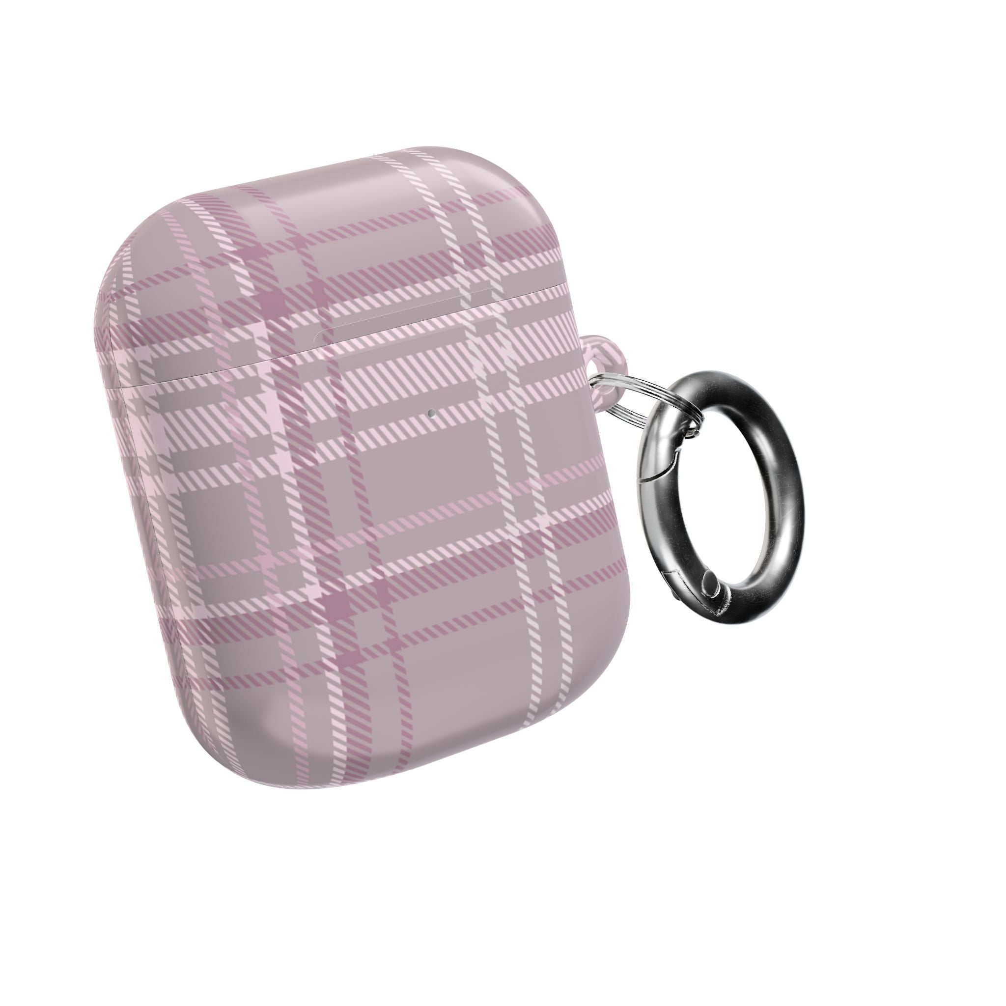 The Plaid Edit Mauve AirPod Case