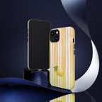 Lemon Orchard Stripes Phone Case