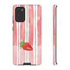 Strawberry Orchard Stripes Phone Case