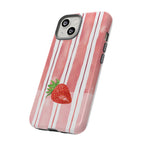 Strawberry Orchard Stripes Phone Case