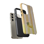 Lemon Orchard Stripes Phone Case