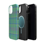 Fresh Energy Plaid Magnetic Phone Case