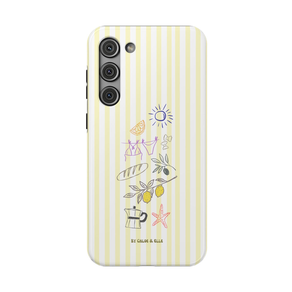 Amalfi Dreaming Lemon Phone Case